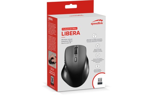 Souris Gaming sans fil Speedlink Libera - Noire