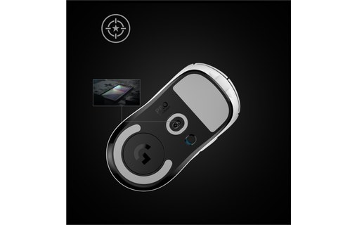 Souris Gaming sans fil Logitech Pro X Superlight - Blanche