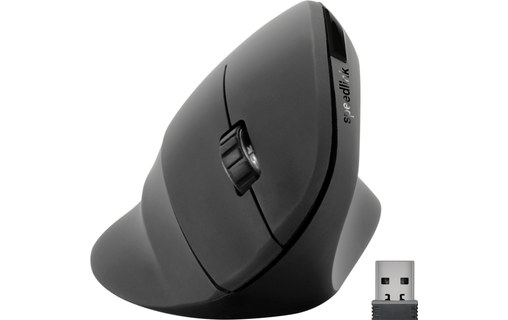 Souris sans fil Speedlink Piavo - Noire - Ergonomique, Verticale
