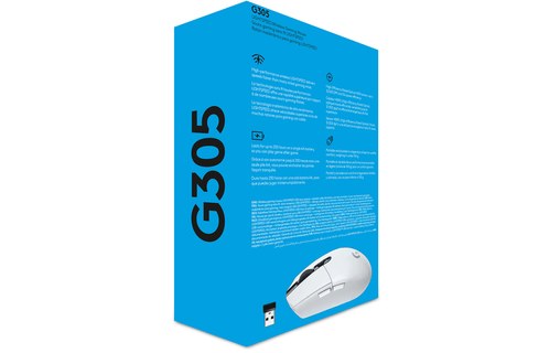 LOGITECH G305 Blanc Souris gaming sans fil