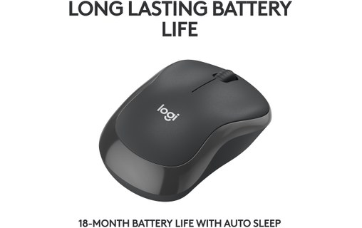 Souris sans fil Logitech M240 Silent - Graphite