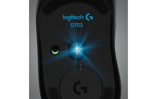 LOGITECH Souris Gaming sans fil G703 LIGHTSPEED Noir