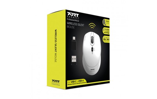 Souris sans fil PORT Designs 900714 - Blanche