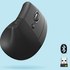 Souris sans fil Logitech Lift - Blanche - Ergonomique, Verticale
