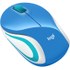 Souris sans fil Logitech M187 - Bleue