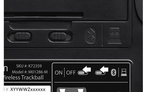 Souris sans fil Kensington Expert Mouse - Noire - Trackball