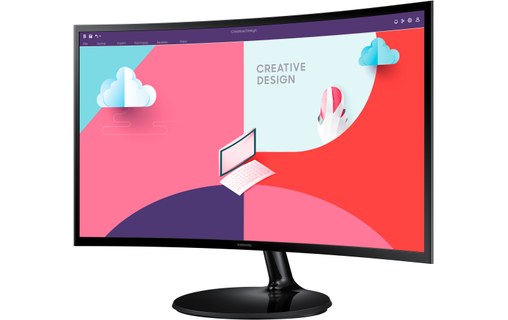 Écran Incurvé 27" Samsung LS27C364EAUXEN - HDMI/VGA