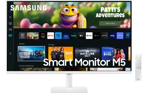 Écran 27" Samsung Smart Monitor M5 CM500 - Blanc