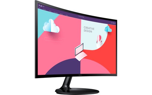 Écran Incurvé 27" Samsung LS27C364EAUXEN - HDMI/VGA