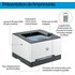 Imprimante laser HP Color LaserJet Pro 3202dn - AirPrint