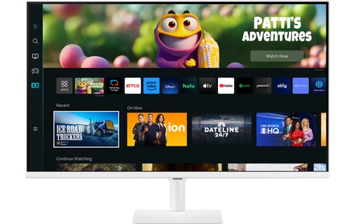 Écran 27" Samsung Smart Monitor M5 CM500 - Blanc