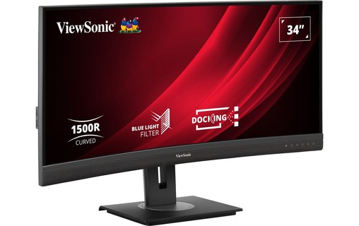 Écran Incurvé 34" ViewSonic VG3456C - HDMI/DisplayPort/USB-C