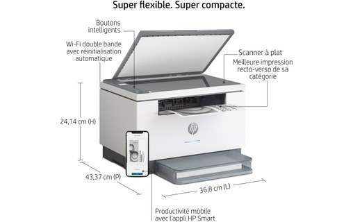 Imprimante multifonction HP LaserJet M234dw - WiFi, AirPrint, Bluetooth