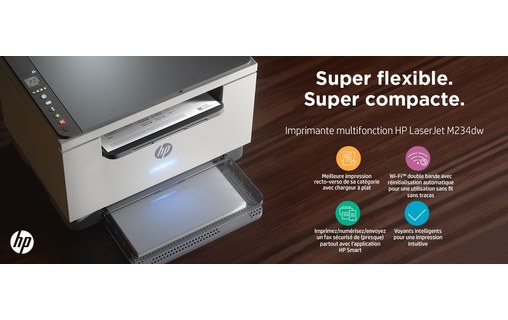 Imprimante multifonction HP LaserJet M234dw - WiFi, AirPrint, Bluetooth