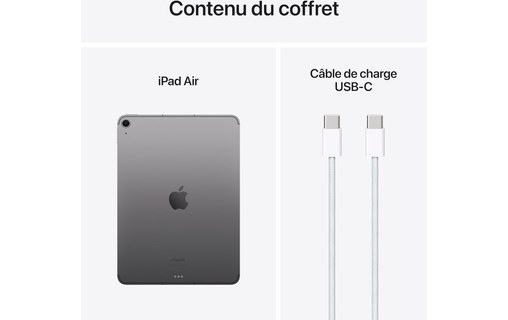 Apple iPad Air 11" - 2024 - WiFi + Cellular 128 Go - Gris Sidéral