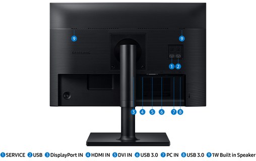 Écran 24" Samsung F24T450GYU - HDMI/DisplayPort