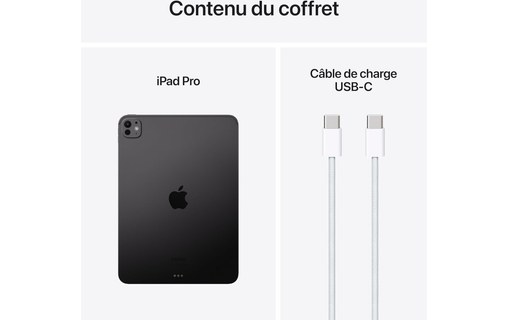 Apple iPad Pro 11" 2024 WiFi 2 To Verre nano-texturé - Noir Sidéral