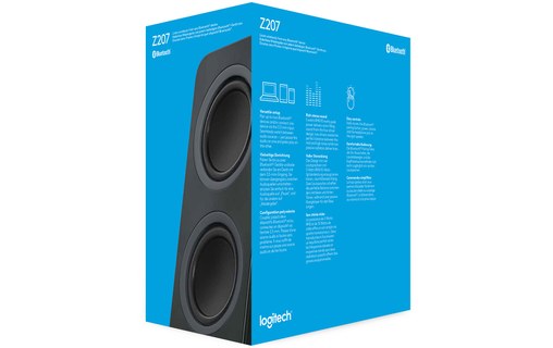 Enceinte PC Logitech Z207 Noire - Bluetooth