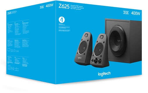 Enceinte PC Logitech Z625 surround Noire