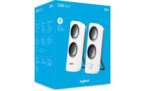 Enceinte PC Logitech Z200 Blanche