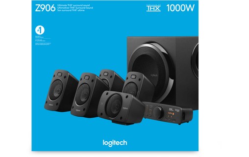 Enceinte PC Logitech Z906 surround Noire