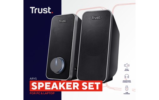 Enceinte PC Trust 20179 Noire