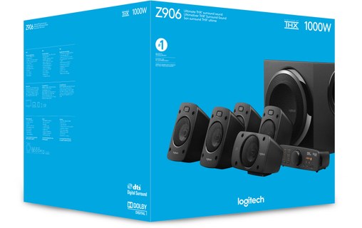 Enceinte PC Logitech Z906 surround Noire