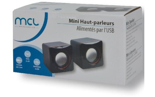 Enceinte PC MCL SAMAR HP-USB2/4 Noire