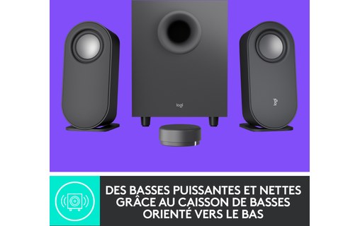 Enceinte PC Logitech Z407 Noire - Bluetooth