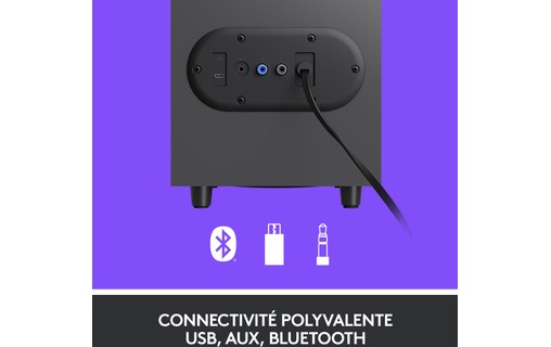 Enceinte PC Logitech Z407 Noire - Bluetooth