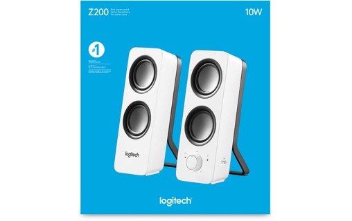 Enceinte PC Logitech Z200 Blanche