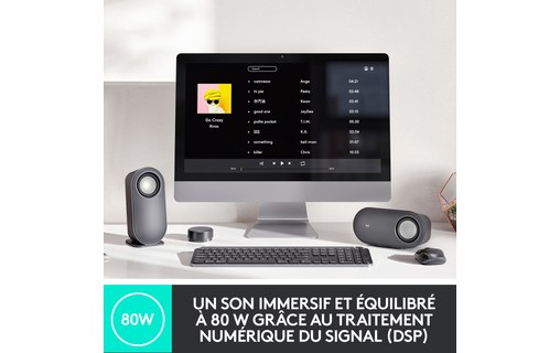 Enceinte PC Logitech Z407 Noire - Bluetooth