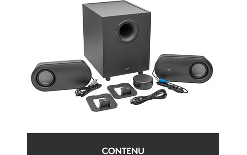 Enceinte PC Logitech Z407 Noire - Bluetooth