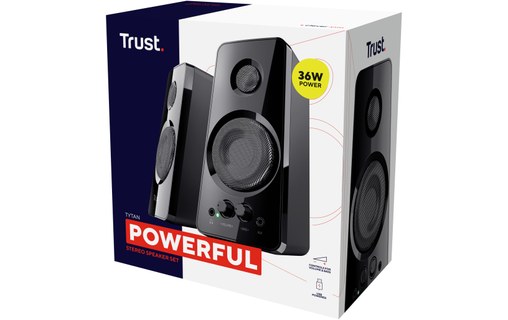 Enceinte PC Trust Tytan Noire