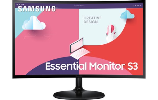 Écran Incurvé 27" Samsung LS27C364EAUXEN - HDMI/VGA