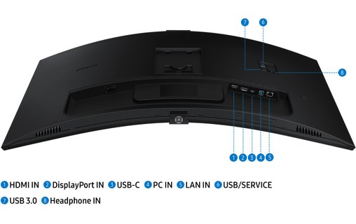 Écran Incurvé 34" Samsung ViewFinity S6 S65VC - USB-C
