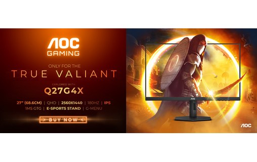 Écran Gaming 27" AOC Q27G4X - 4K HDMI/DisplayPort