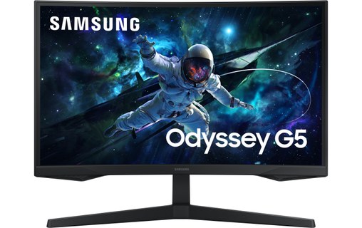 Écran Gaming Incurvé 27" Samsung Odyssey S27CG554EU - 165 Hz HDMI/DisplayPort