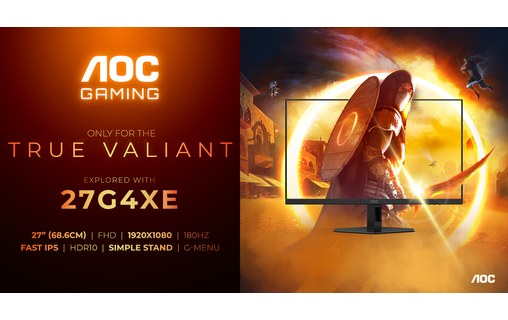 Écran Gaming 27" AOC 27G4XE - 180 Hz HDMI/DisplayPort