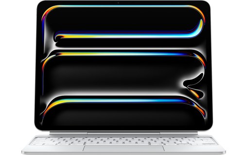 Apple Magic Keyboard pour iPad Pro 13" M4 - Clavier AZERTY - Blanc