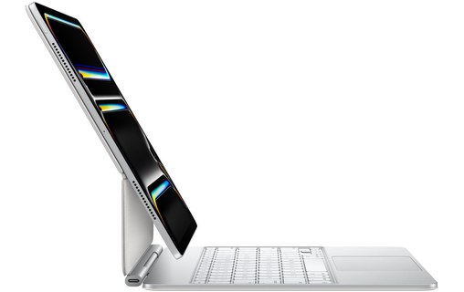 Apple Magic Keyboard pour iPad Pro 13" M4 - Clavier AZERTY - Blanc