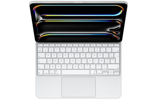 Apple Magic Keyboard pour iPad Pro 13" M4 - Clavier AZERTY - Blanc