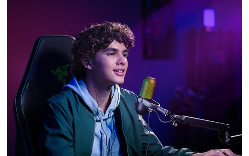 Micro Gaming Razer Seiren V3 Chroma Noir - USB-C