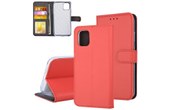 Étui housse avec porte carte magnétique pour Apple iPhone 11 - Rouge