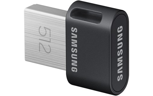 Clé USB Samsung Fit Plus 512 Go - Noir, Métal - USB 3.2