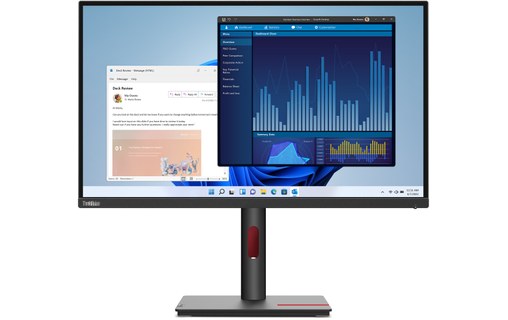 Écran 27" Lenovo ThinkVision T27p-30 - 4K HDMI/DisplayPort/USB-C - 63A9GAT1EU