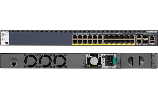 Switch Ethernet NETGEAR M4300-28G-PoE+ 26 ports - Manageable, PoE, L3