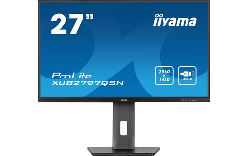 Écran 27" iiyama ProLite XUB2797QSN-B2 - USB-C
