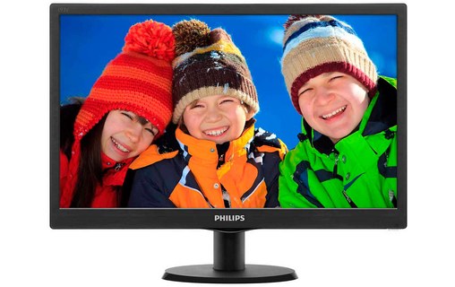 Écran 18,5" Philips V-Line 193V5LSB2/10 - DVI/VGA