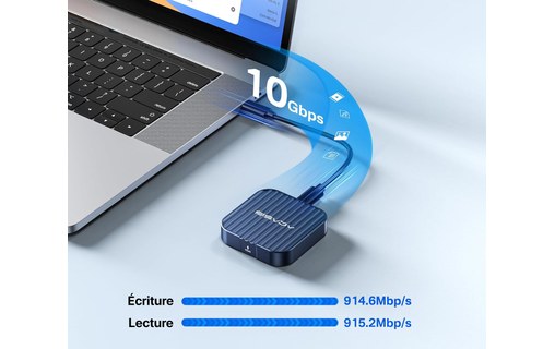 Acasis 1 To pour iPhone 15/16 Pro/Pro Max - SSD NVMe externe USB-C